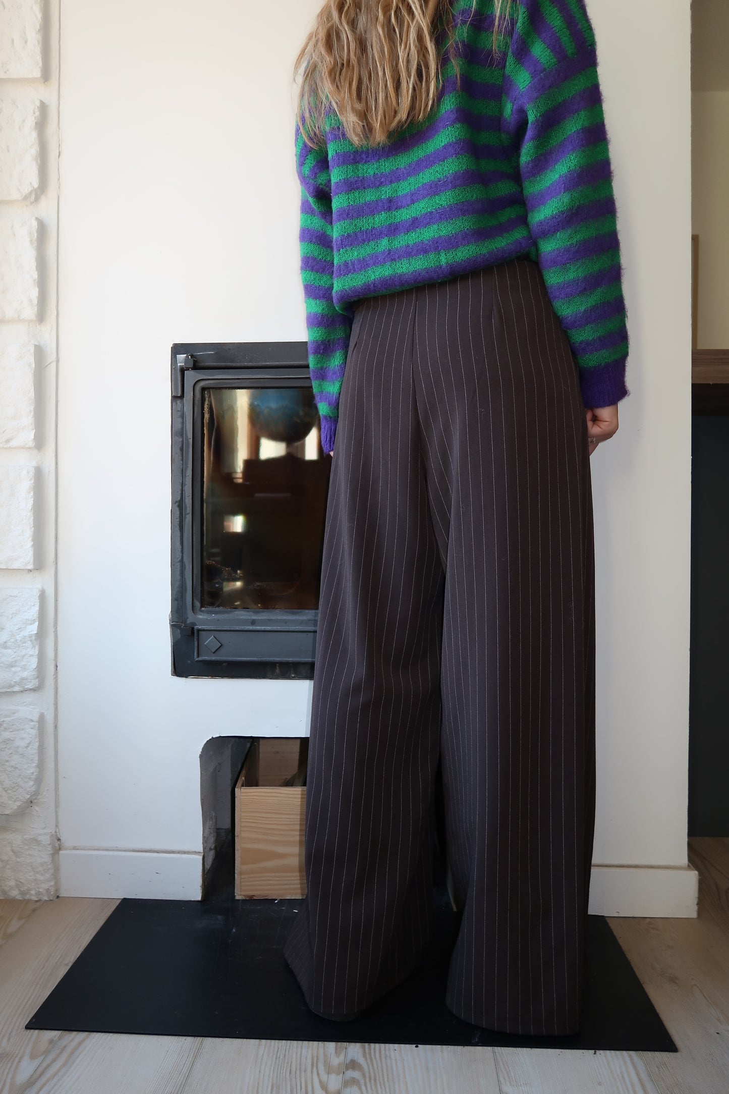 Pantalon rayé