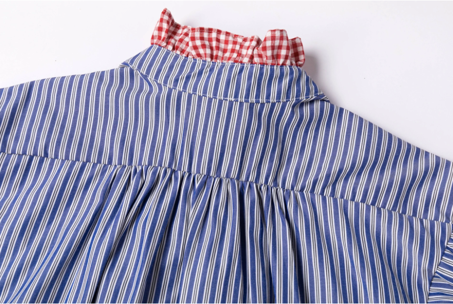 Chemise col volant