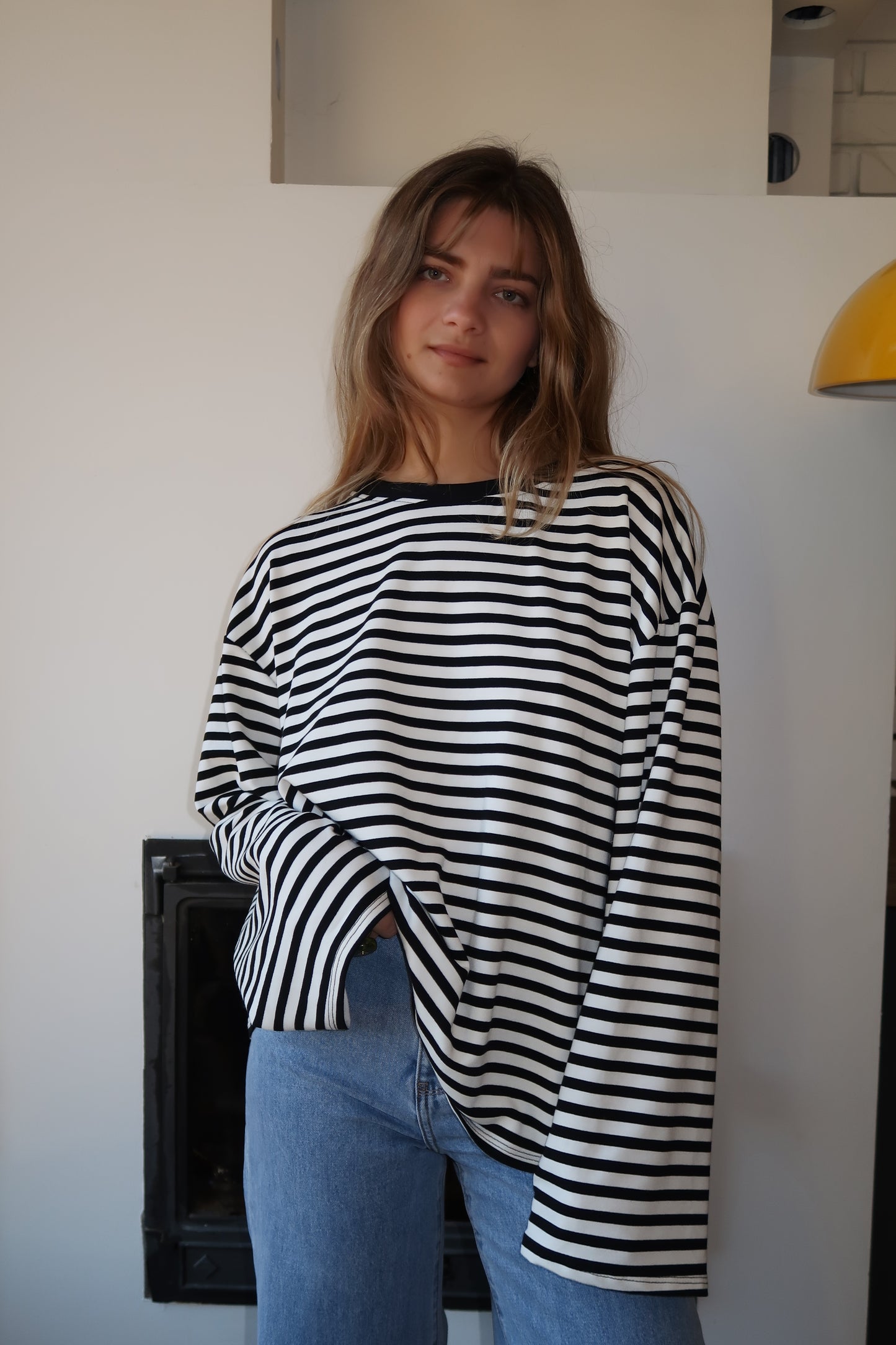 Manches longues rayé noir/blanc
