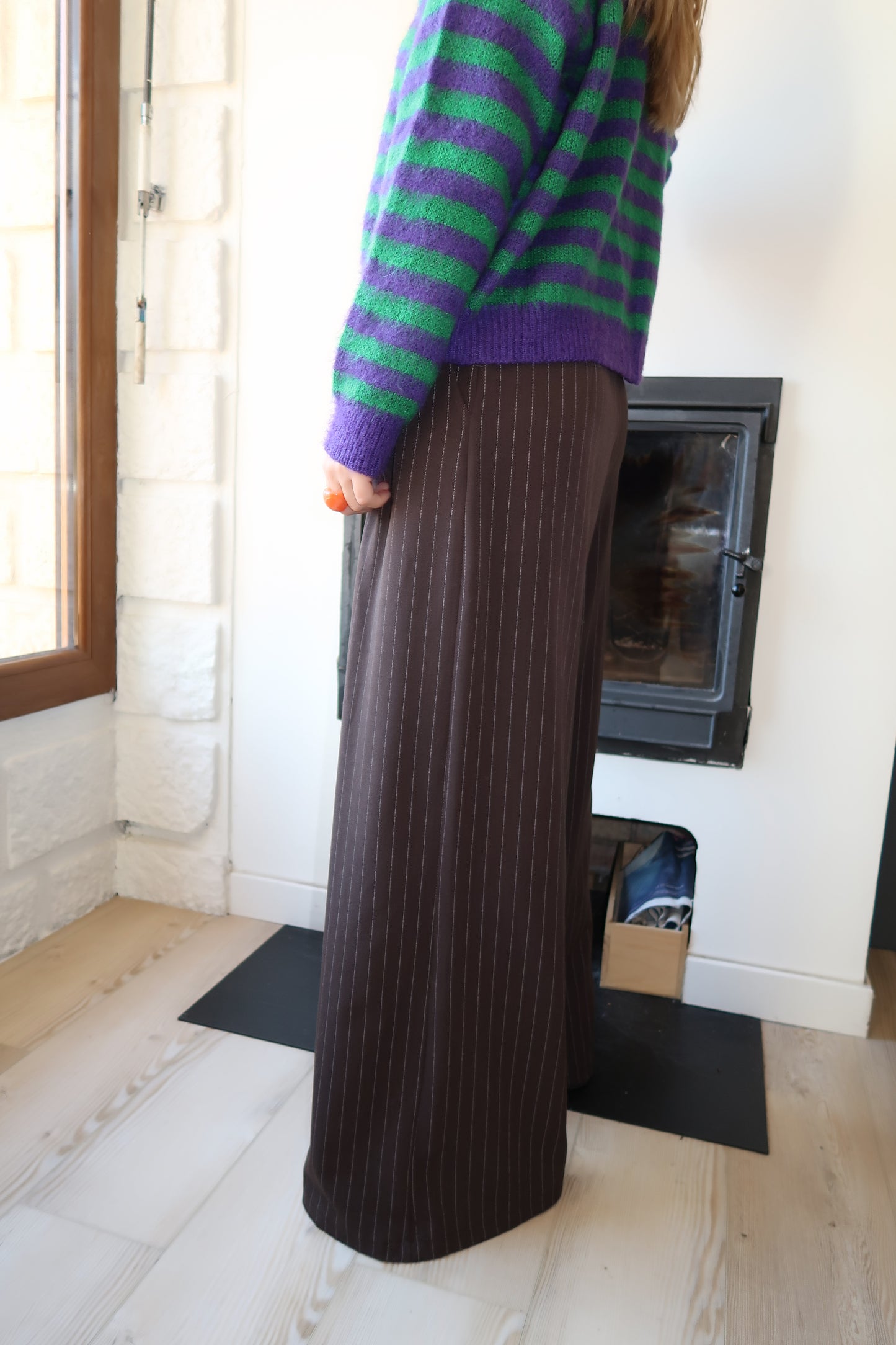 Pantalon rayé