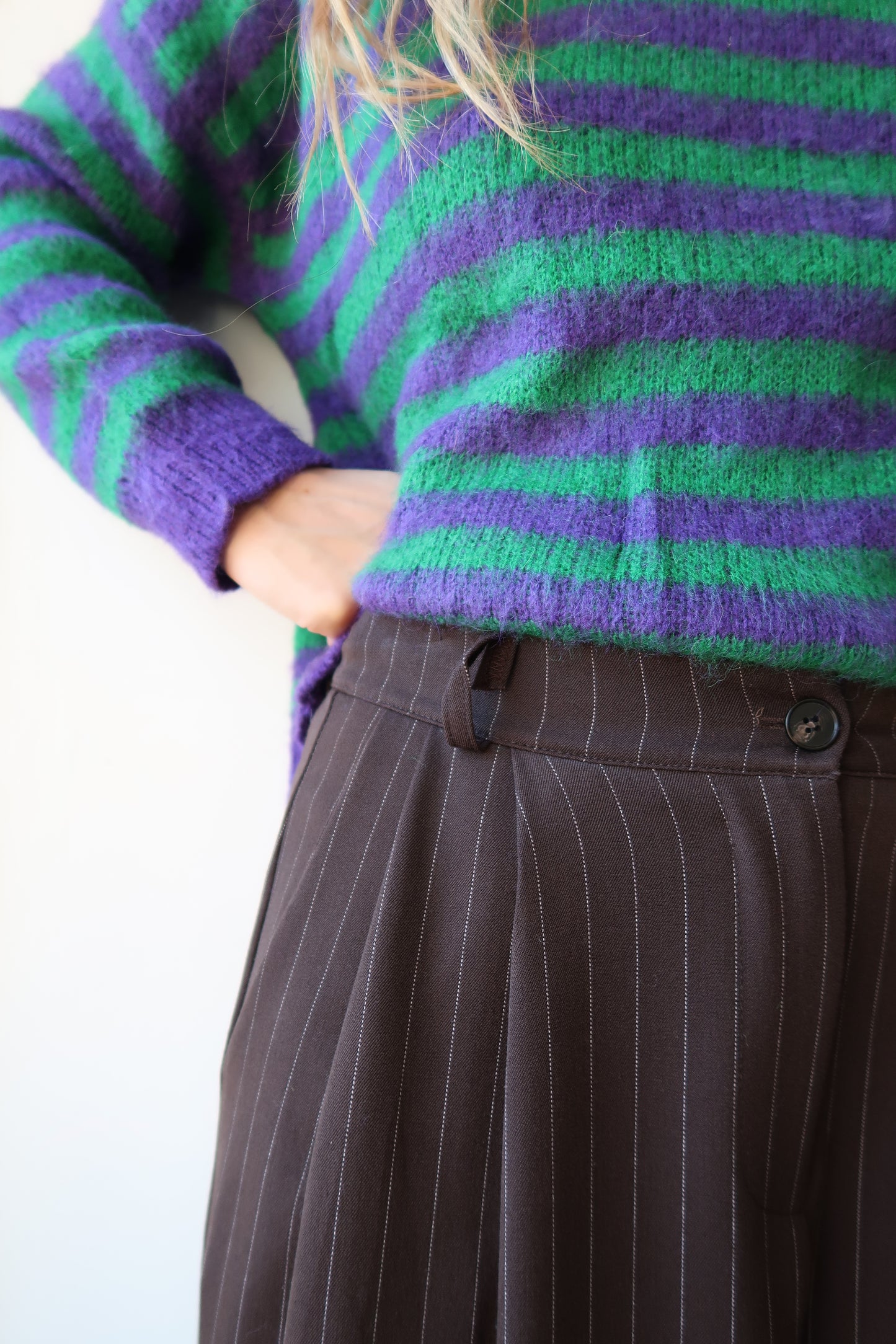 Pantalon rayé