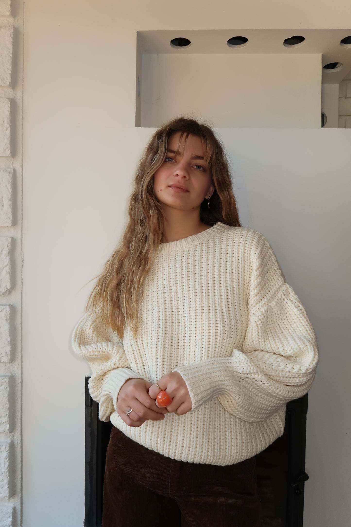 Pull ample maille