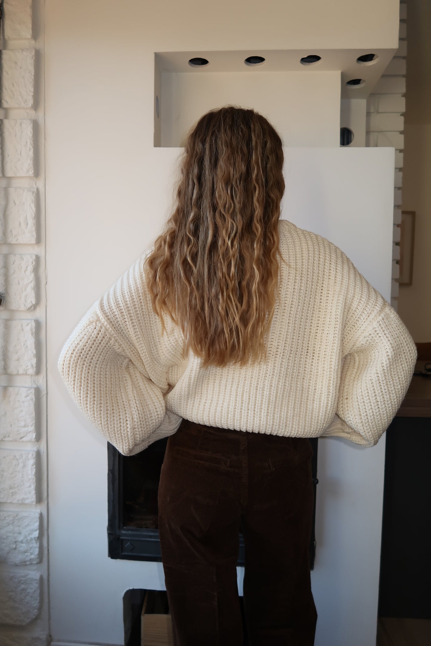 Pull ample maille